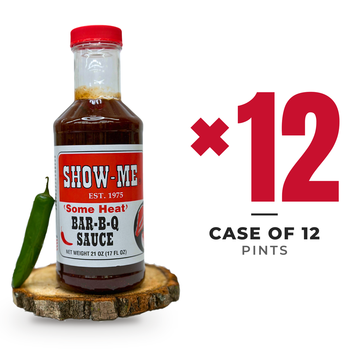 Case of 12 'Some Heat' Pints — wholesale case pack
