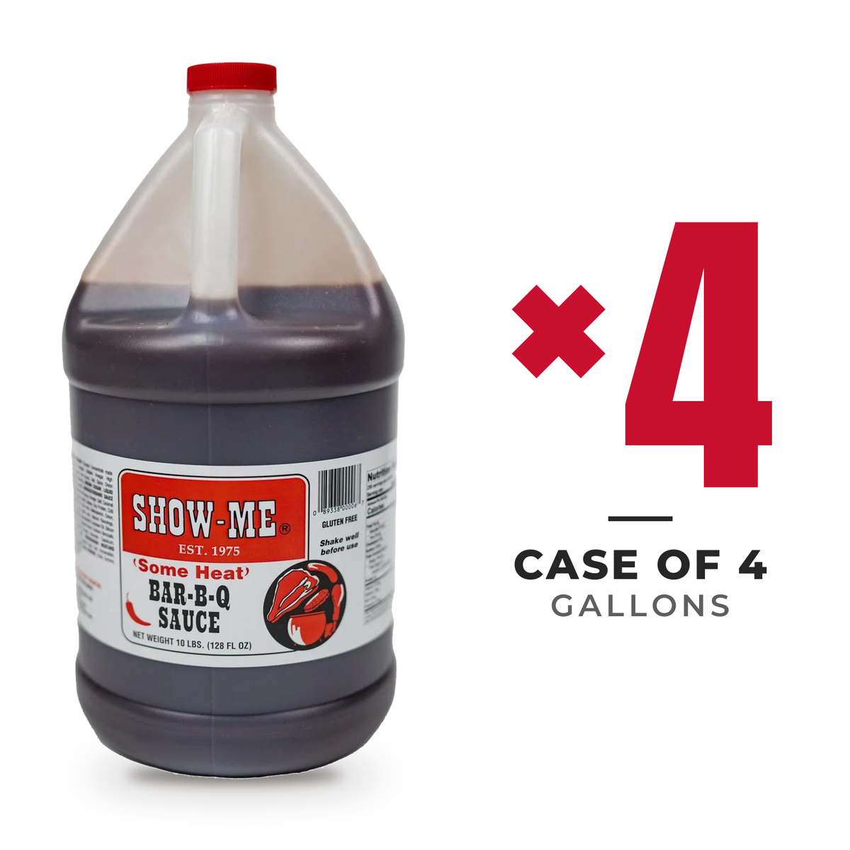 Case of 4 'Some Heat' Gallons — wholesale case pack